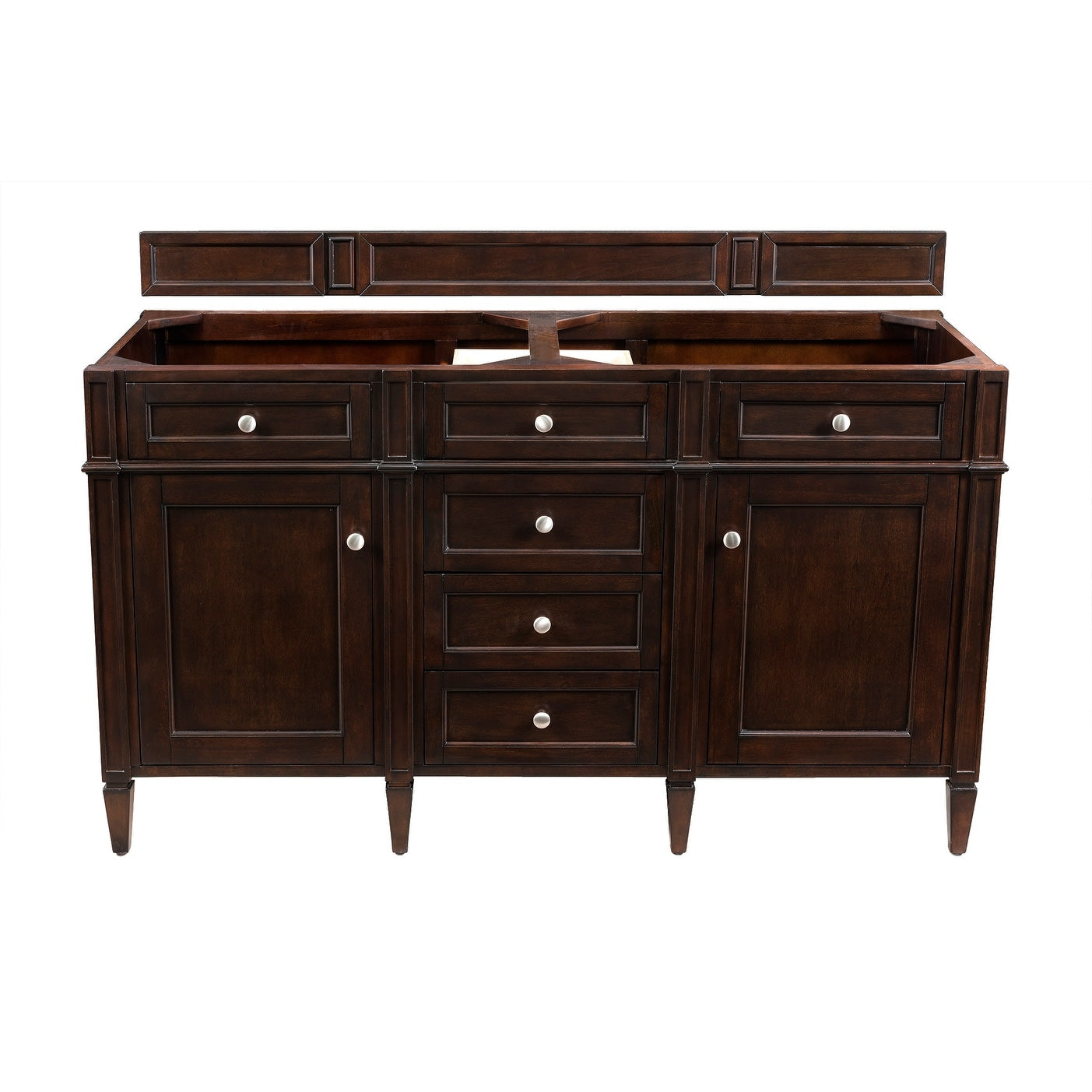 Brittany 60 Double Cabinet Burnished Mahogany
