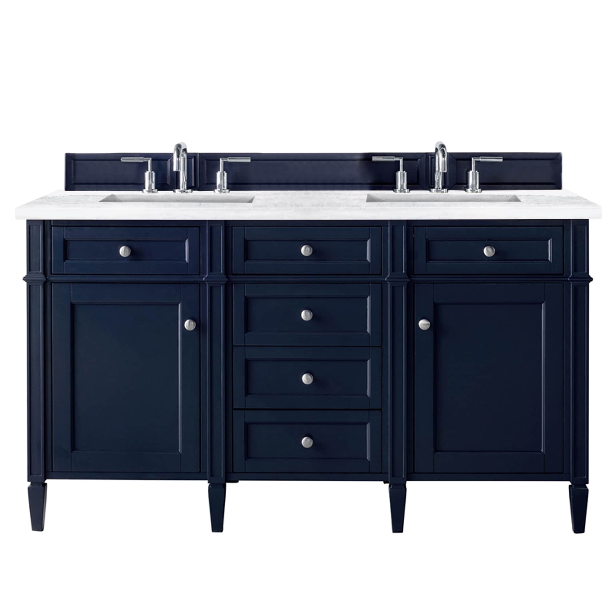 Brittany 60 Victory Blue Double Vanity