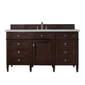 Brittany 60 Single Cabinet Burnished Mahogany