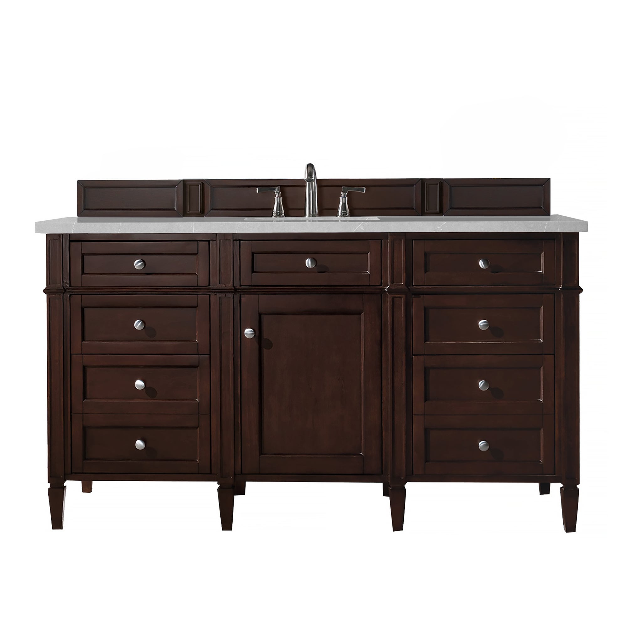 Brittany 60 Single Cabinet Burnished Mahogany