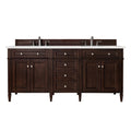 Brittany 72 Double Cabinet Burnished Mahogany