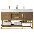 Columbia 59 Double Vanity Radiant Gold Latte Oak