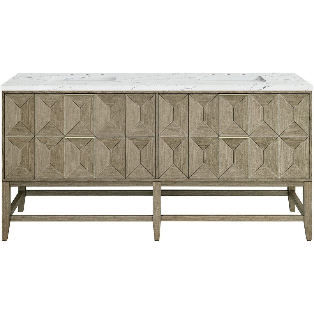 James Martin Vanities D100 V72 Fenc Emmeline 72 Free Standing Double