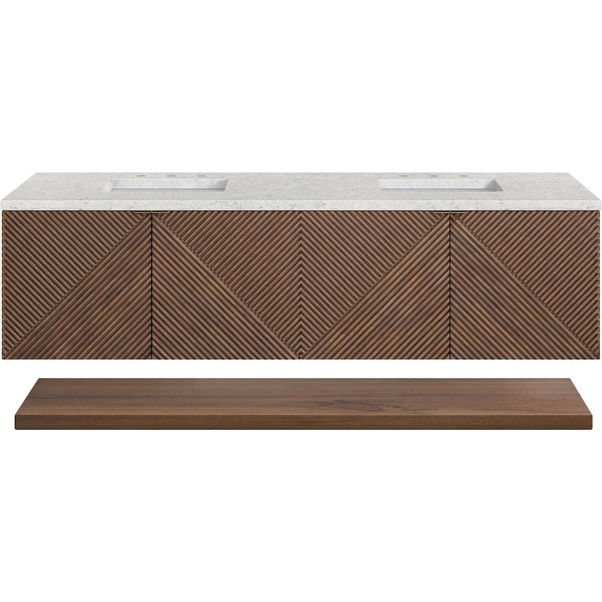 James Martin Vanities D200 V72 Fejp Marcello 72 Wall Mounted Double