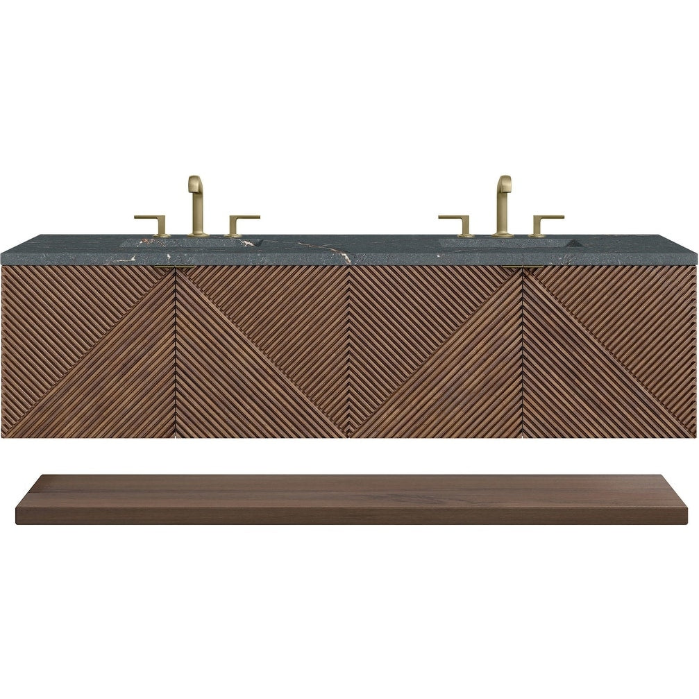 James Martin Vanities D200 V72 Fpbl Marcello 72 Wall Mounted Double