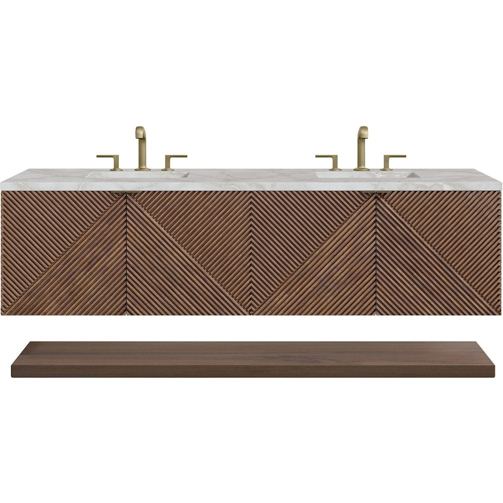James Martin Vanities D200 V72 Fvsl Marcello 72 Wall Mounted Double