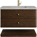 James Martin Vanities D640 V36 3Vsl Allamari 36 Wall Mounted Single