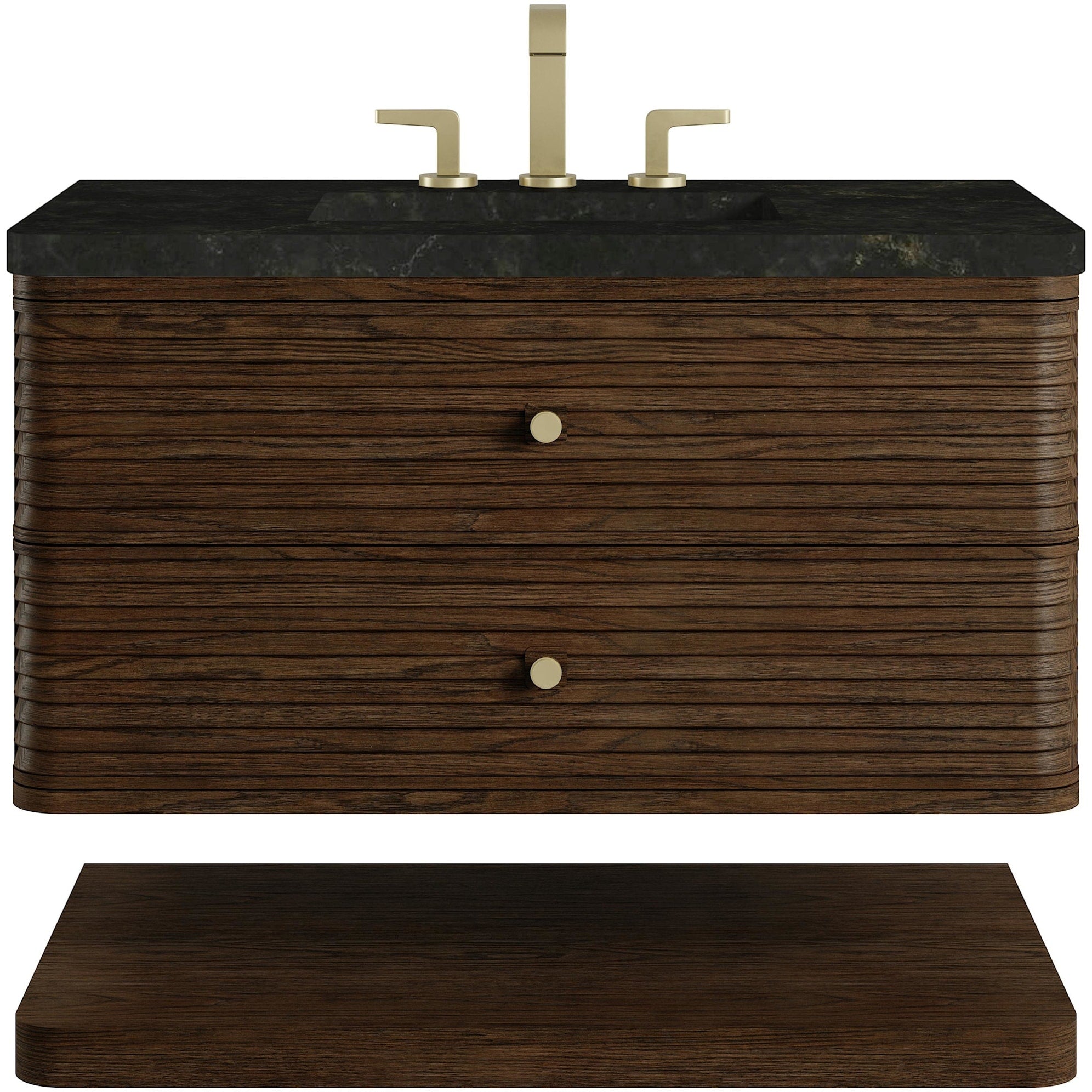 James Martin Vanities D640 V36 Wpht Allamari 36 Wall Mounted Single