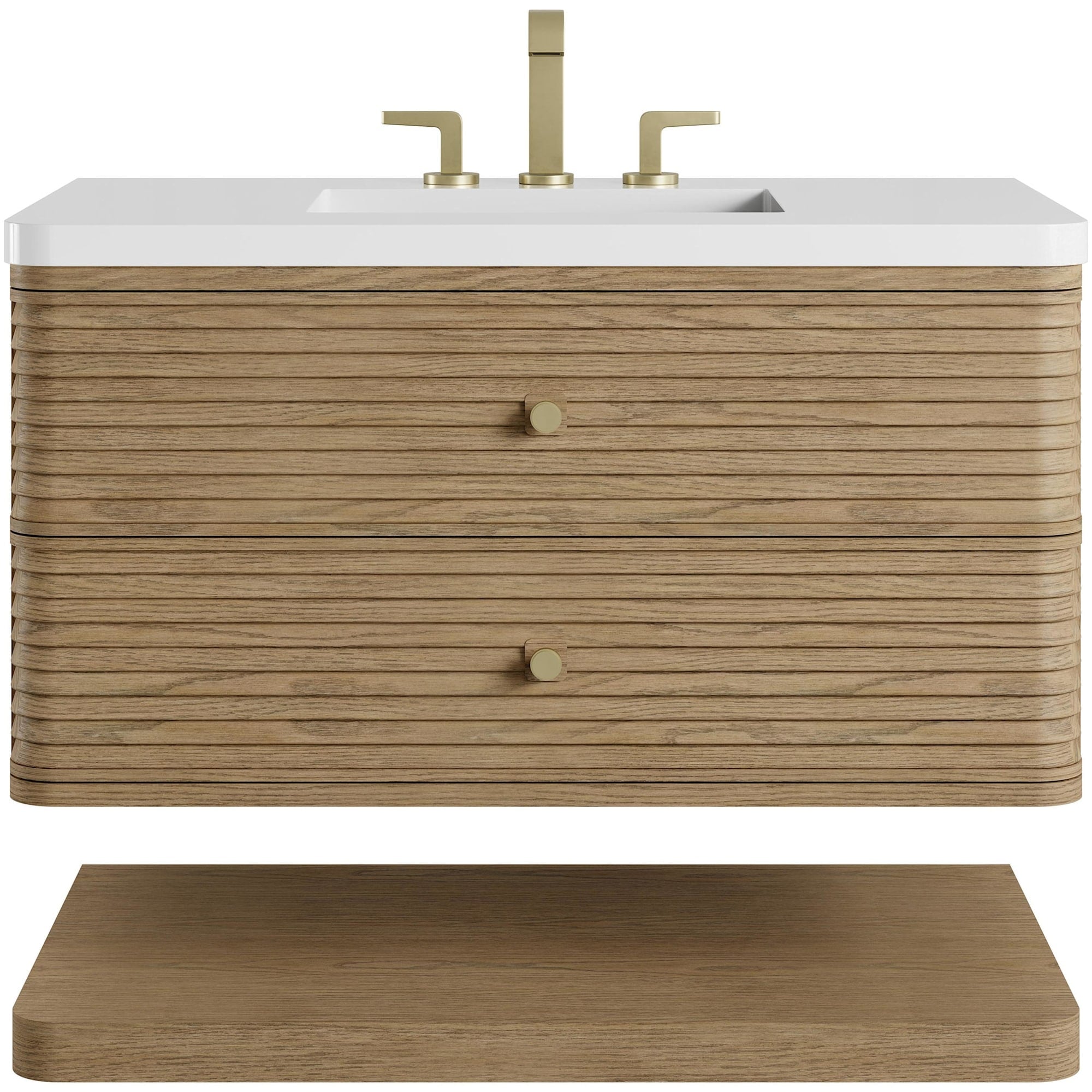 James Martin Vanities D640 V36 Wwz Allamari 36 Wall Mounted Single