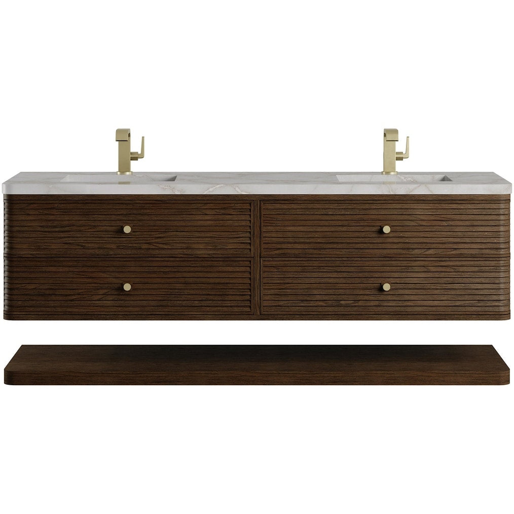 James Martin Vanities D640 V72 3Vsl Allamari 72 Wall Mounted Double