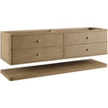 James Martin Vanities D640 V72 Allamari 72 Wall Mounted Double Basin