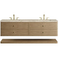James Martin Vanities D640 V72 Ftjr Allamari 72 Wall Mounted Double