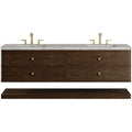 James Martin Vanities D640 V72 Fvsl Allamari 72 Wall Mounted Double