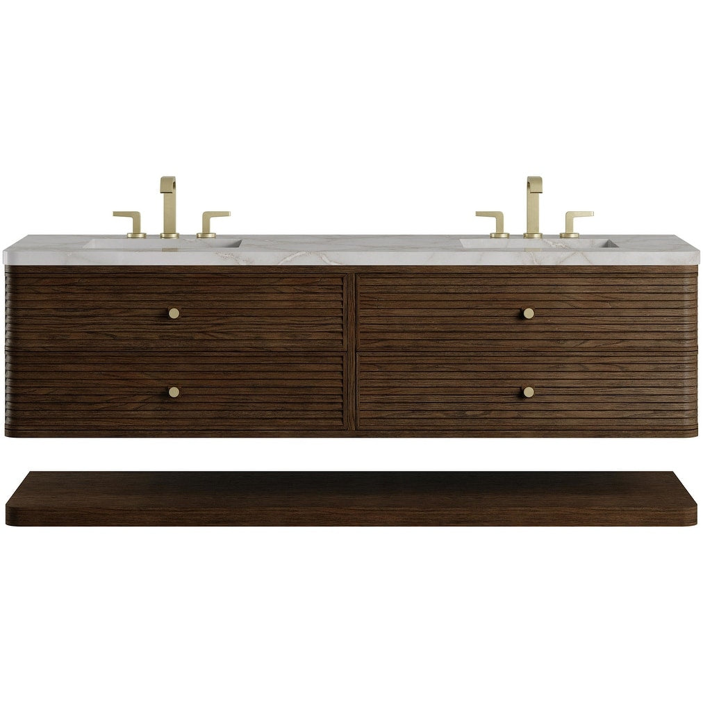 James Martin Vanities D640 V72 Fvsl Allamari 72 Wall Mounted Double