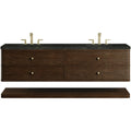 James Martin Vanities D640 V72 Wpht Allamari 72 Wall Mounted Double