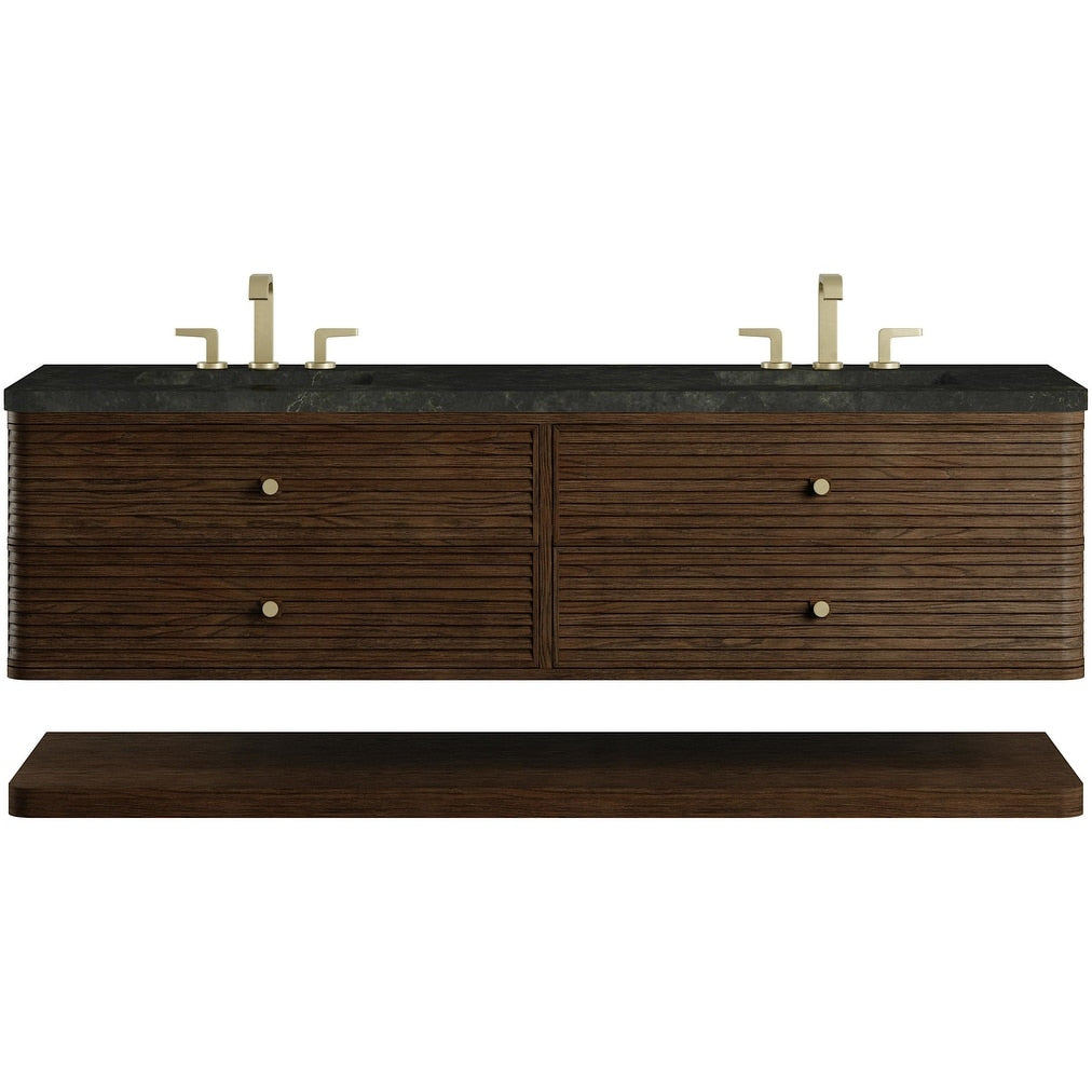 James Martin Vanities D640 V72 Wpht Allamari 72 Wall Mounted Double