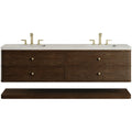 James Martin Vanities D640 V72 Wsfr Allamari 72 Wall Mounted Double
