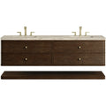James Martin Vanities D640 V72 Wtjr Allamari 72 Wall Mounted Double
