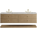 James Martin Vanities D640 V72 Wvsl Allamari 72 Wall Mounted Double