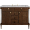James Martin Vanities D680 V48 3Car Kinnsden 48 Free Standing Single