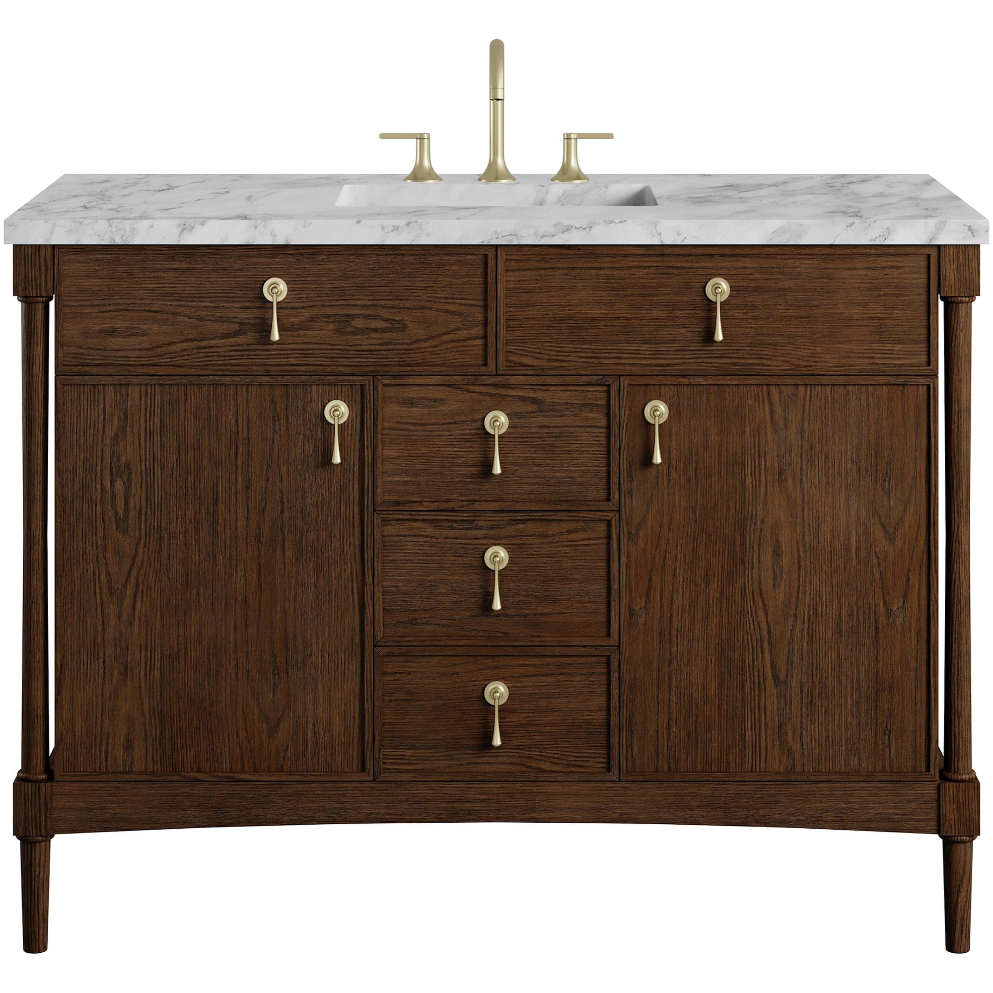 James Martin Vanities D680 V48 3Car Kinnsden 48 Free Standing Single