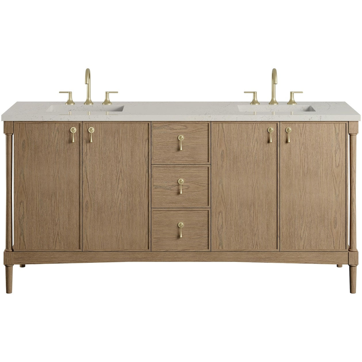 James Martin Vanities D680 V72 3Sfr Kinnsden 72 Free Standing Double