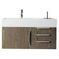Mercer Island 36 Single Vanity Ash Gray