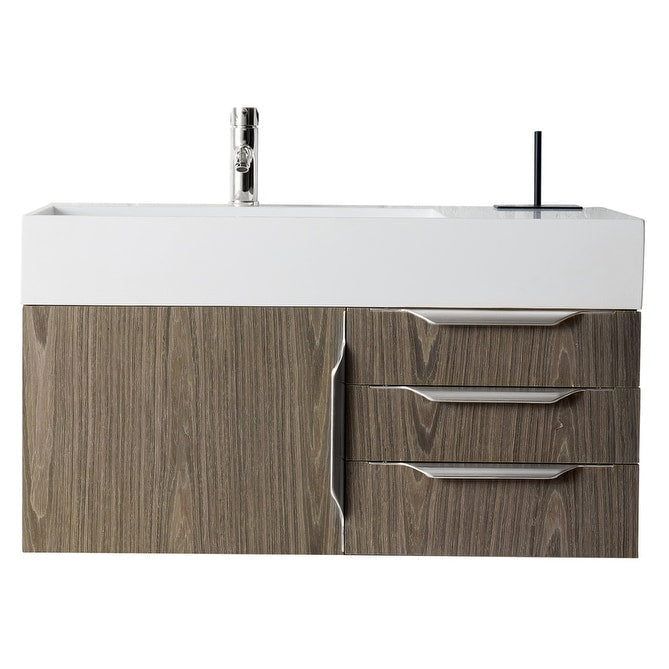 Mercer Island 36 Single Vanity Ash Gray