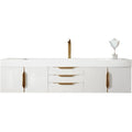 James Martin Vanities 571 M28 Montreal 28 X 28 Framed Bathroom Mirror Glossy White