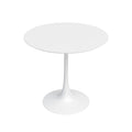 Carson Carrington Varviken 31.5 Inch White Cafe Table