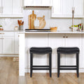 Chadwick 24 Inch Saddle Nailhead Fabric Barstool Set Of 2