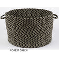 Jamestown 18 X 12 Round Braided Basket 12 X 18 Inches