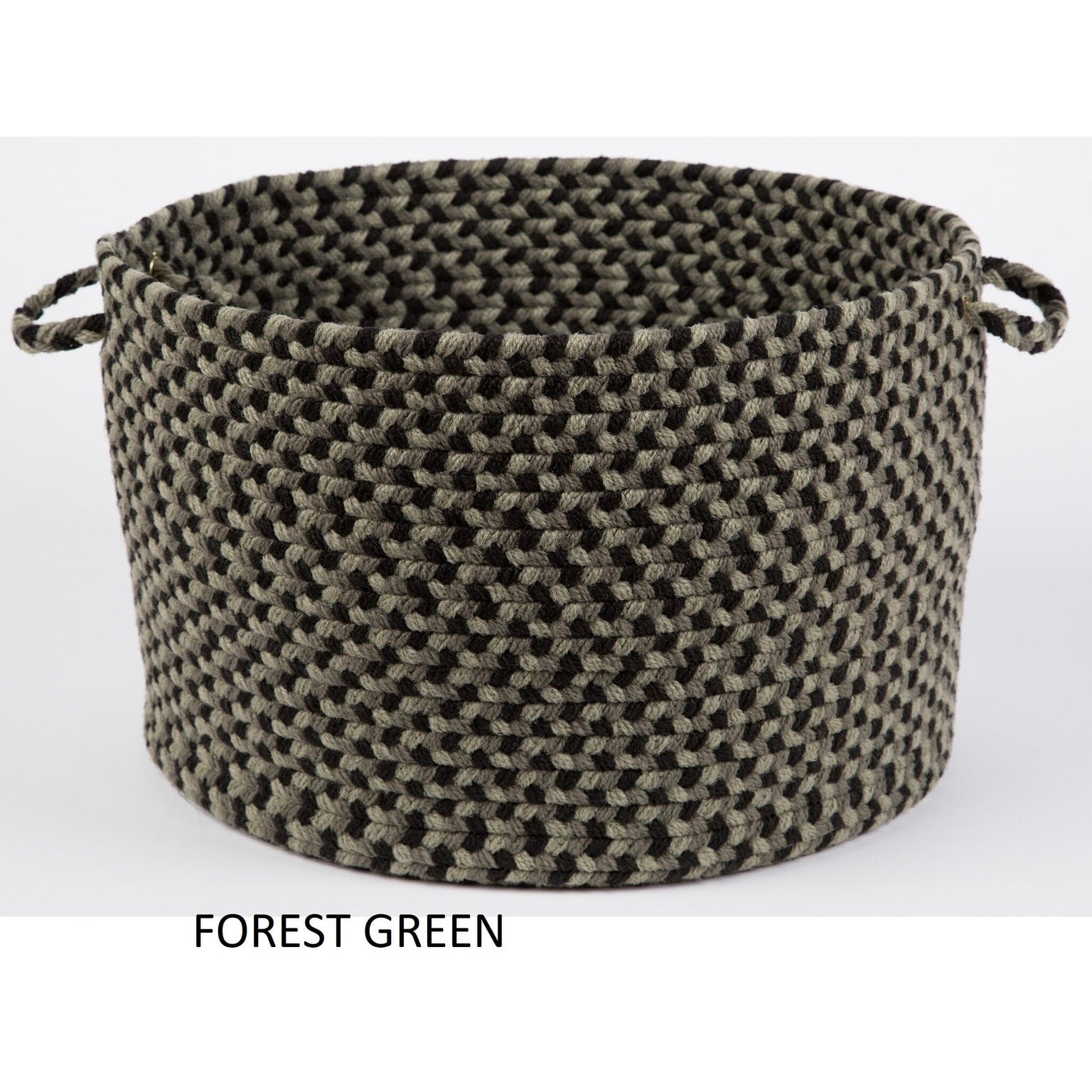 Jamestown 18 X 12 Round Braided Basket 12 X 18 Inches