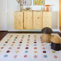 Janel Kids Multi Color Dots Area Rug