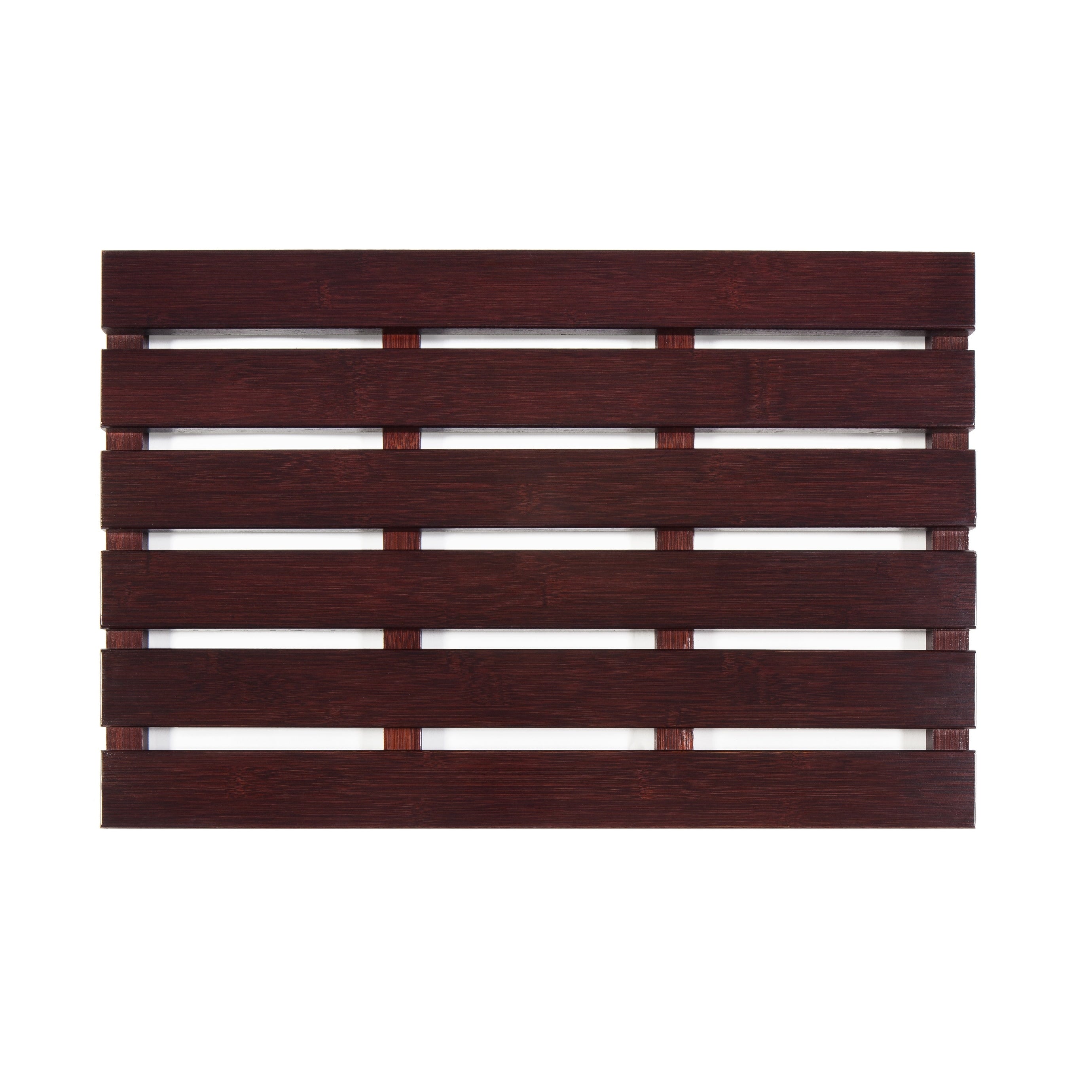 Jani Bamboo Bath And Sauna Mat With Cherry Finish