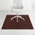 Eco Bamboo Standard Rectangular Cherry Chair Mat 72 X 48