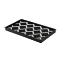 Jani Natural Recycled Rubber Boot Tray With Black Ivory Diamond Coir Insert