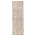 Jani Nelle Tan And Ivory Jute And Upcycled Fiber Runner Rug 26 X 8