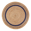Jani Tara Blue Rings Jute Rug