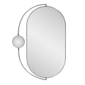 Janik Stainless Steel Double Vanity Mirror Brushed Black 40H X 28W X 1D