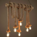 Jans Brown 6 Light Chandelier