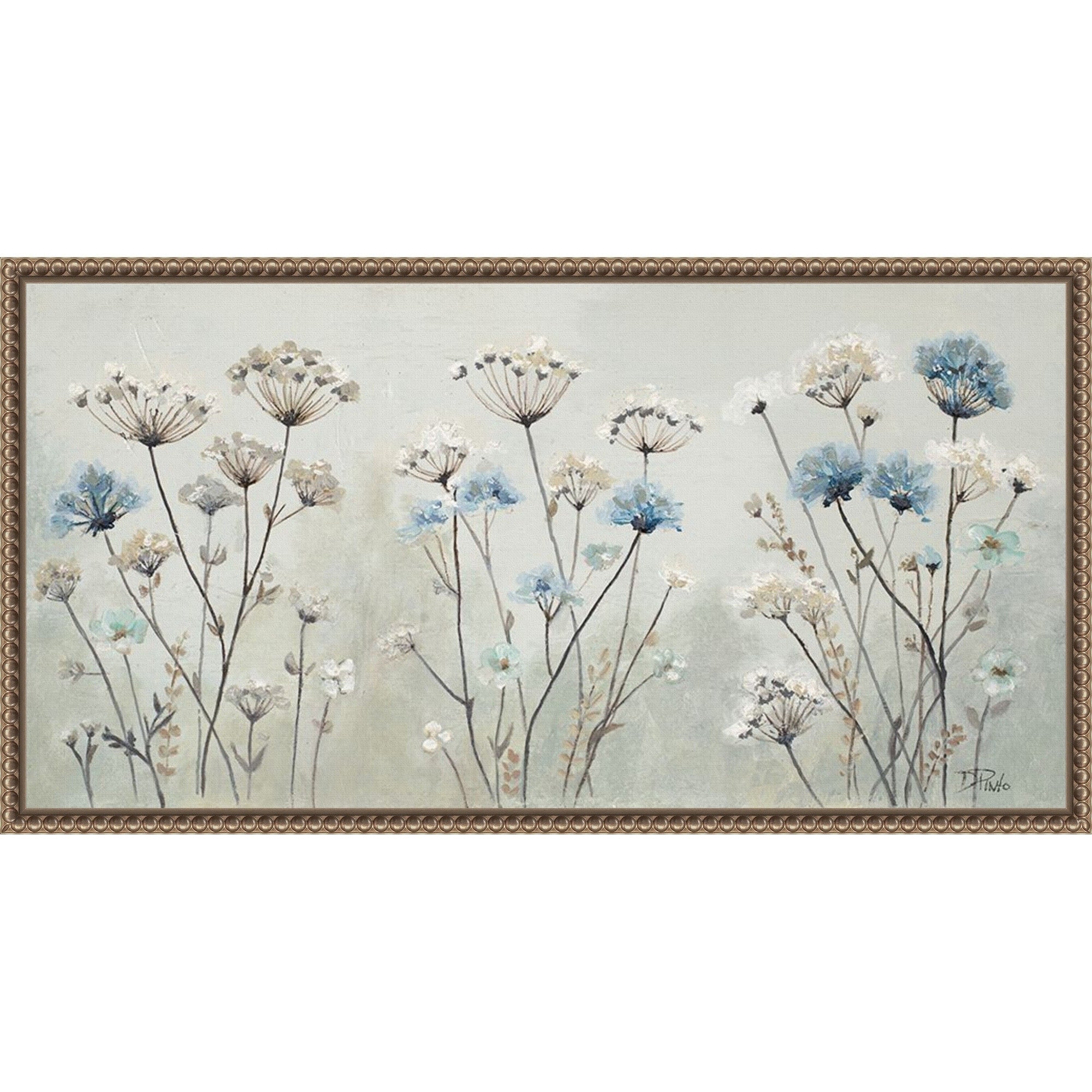 Jardin Azul Array By Patricia Pinto Framed Canvas Wall Art Print