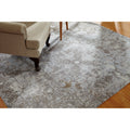 Jardin Sky Zinc Grey Cotton Chenille Handmade Flatweave Area Rug 96 X 13 96 X 13