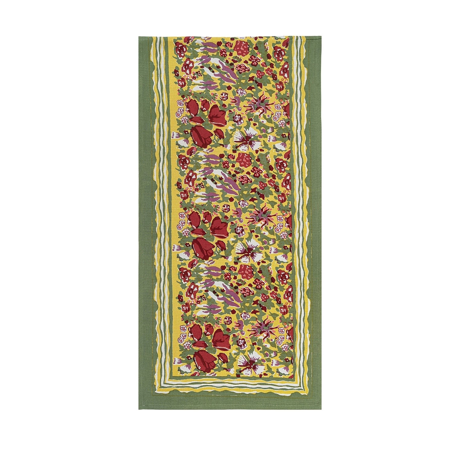 Jardine Red Green Table Runner