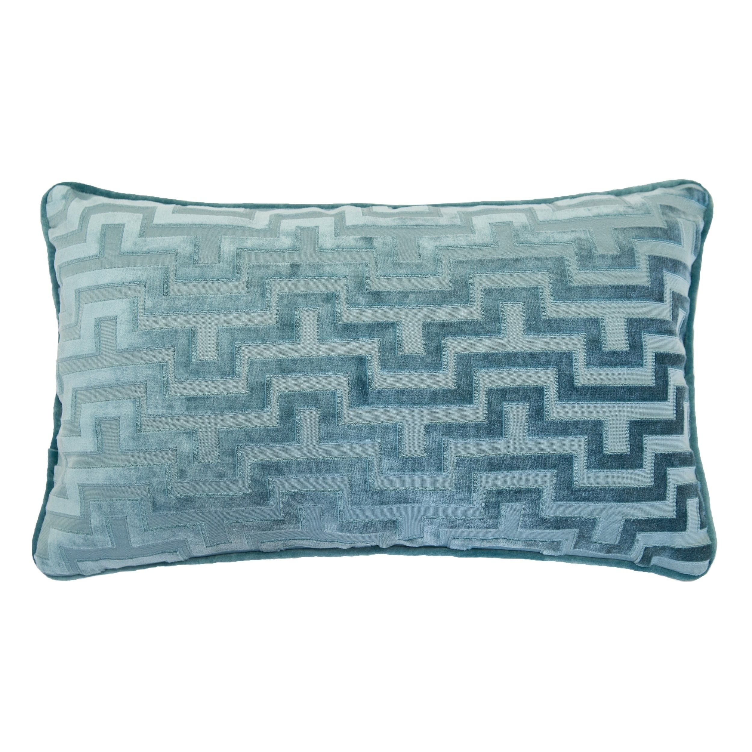 Jasmine Modern Maze 12 X20 Rectangle Decorative Throw Pillow