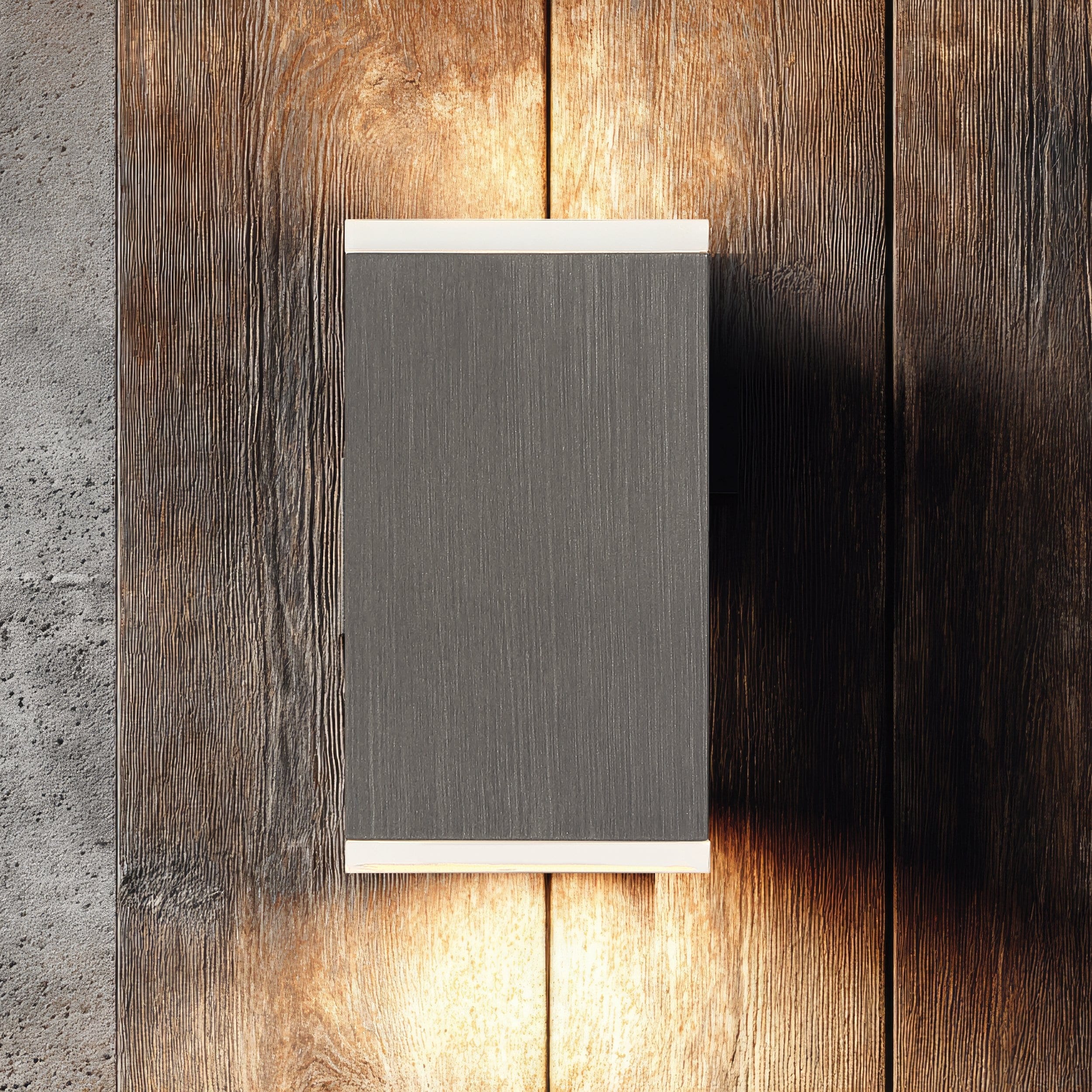 Jasper 8 Inch 2 Light Graphite Led Exterior Wall Sconce