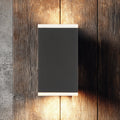 Jasper 8 Inch 2 Light Textured Black Led Exterior Wall Sconce
