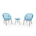 Java Outdoor Modern 2 Seater Wicker Chat Set By Christopher Knight Home