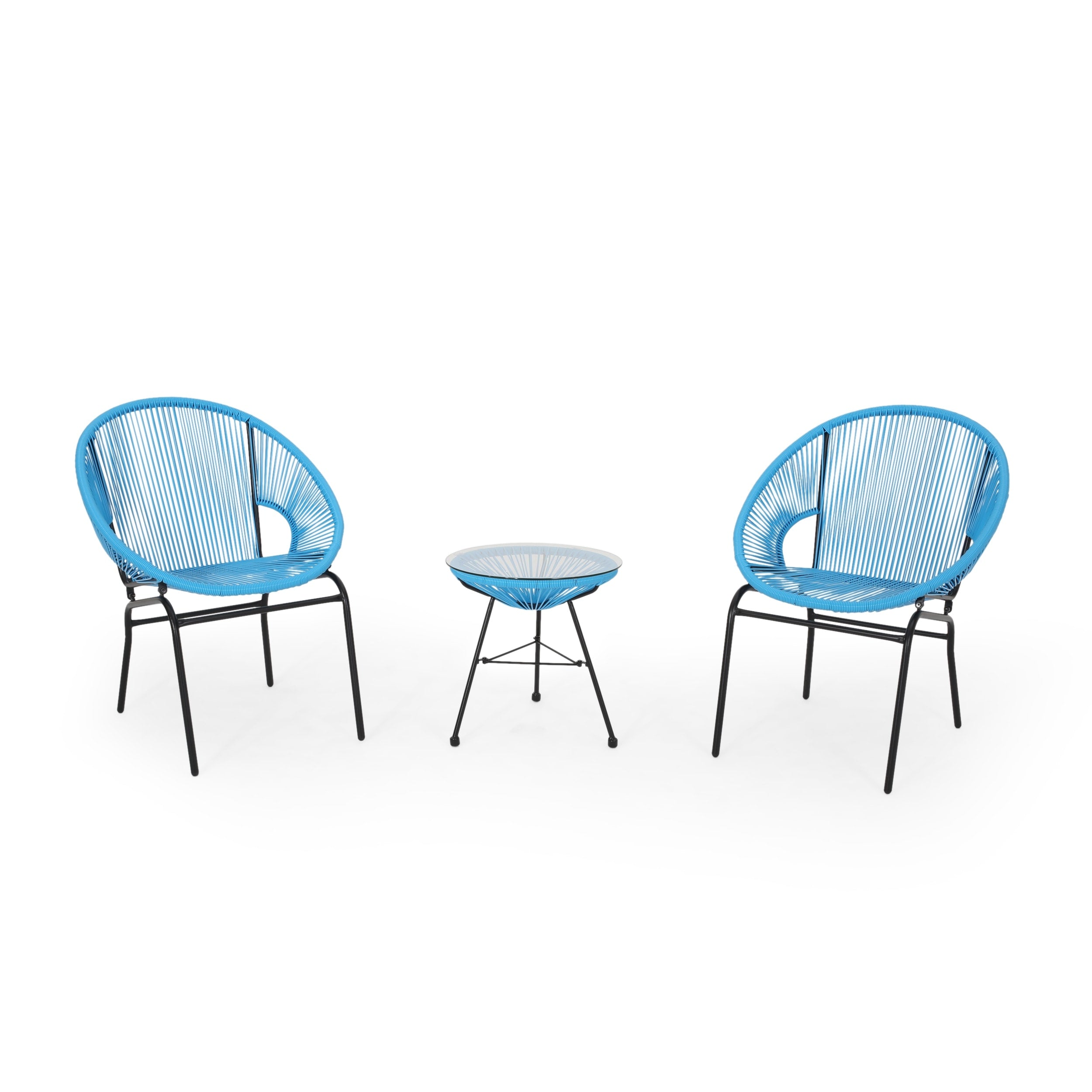 Java Outdoor Modern 2 Seater Wicker Chat Set By Christopher Knight Home