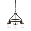 Jaxon 3 Light Chandelier Oil Rubbed
